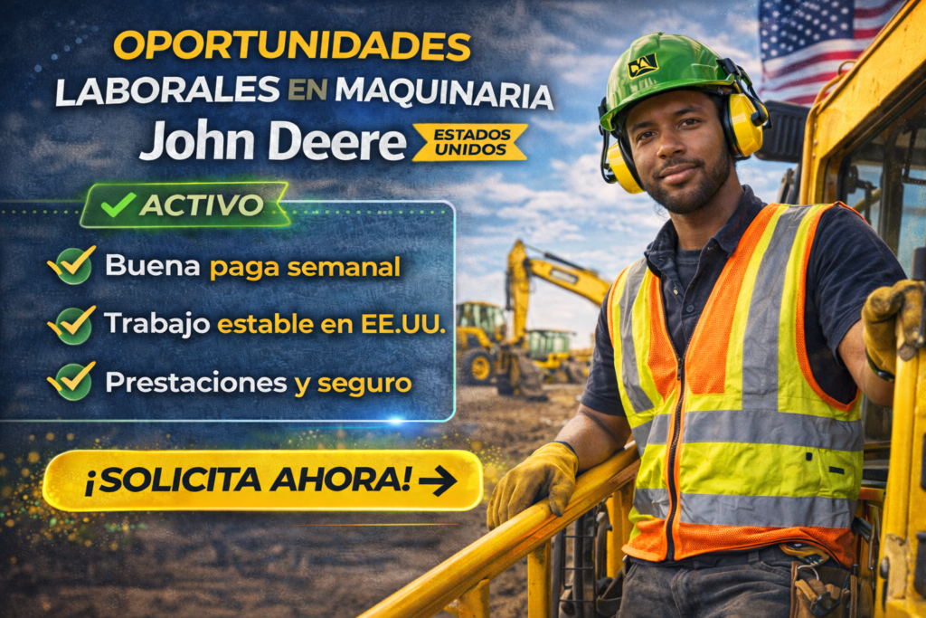 oportunidades laborales en maquinaria