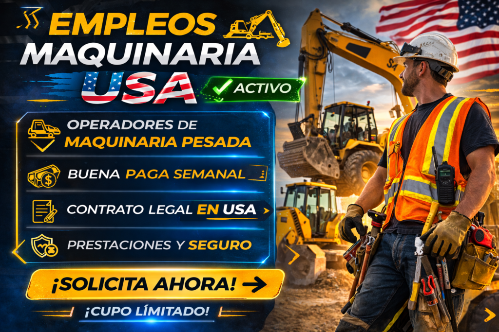empleos en maquinaria